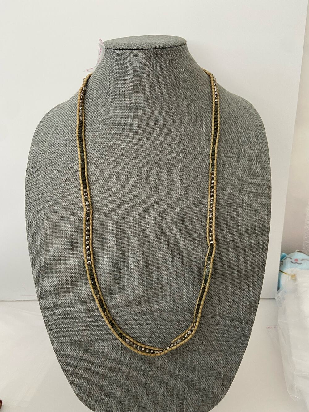 tan cord necklace